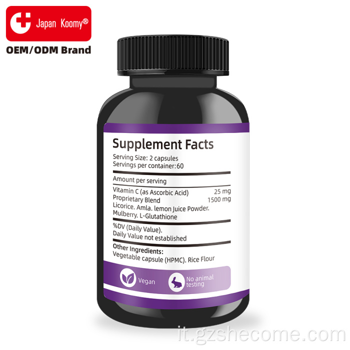 Pelle Sbiancante 120 Capsule 5000mg Antietà